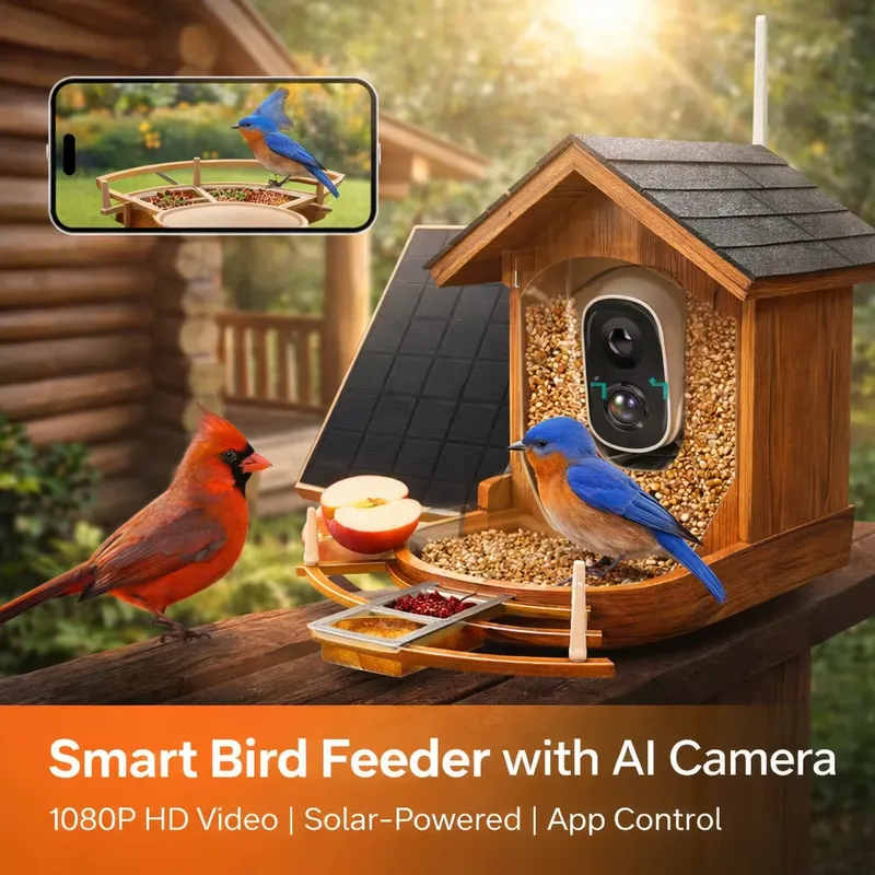 Smart Bird Feeder Camera - Pengumpan Burung Otomatis Pintar dengan Kamera