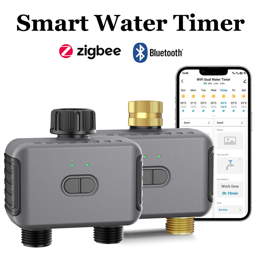Smart Garden - Tuya Pengatur Waktu Air Pintar Zigbee/BT