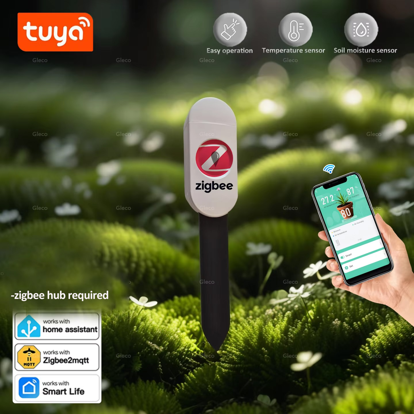 Smart Garden Products - Tuya Smart Life Zigbee Alat Pengukur