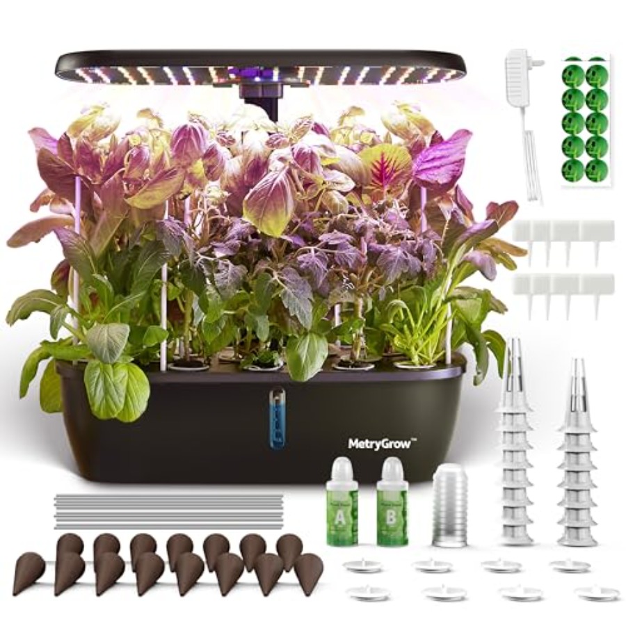 Smart Garden Led Lights - Kit Sistem Hidroponik MG-15, Kebun Dalam