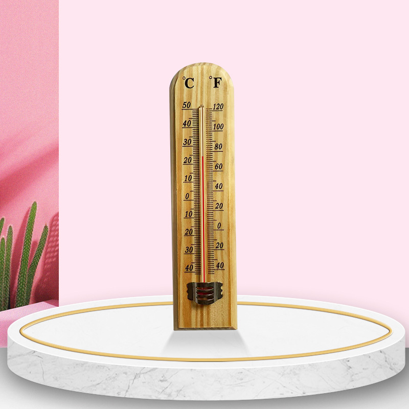 Smart Garden Greenhouse - Termometer Gantung Dinding Kayu -40 ℃