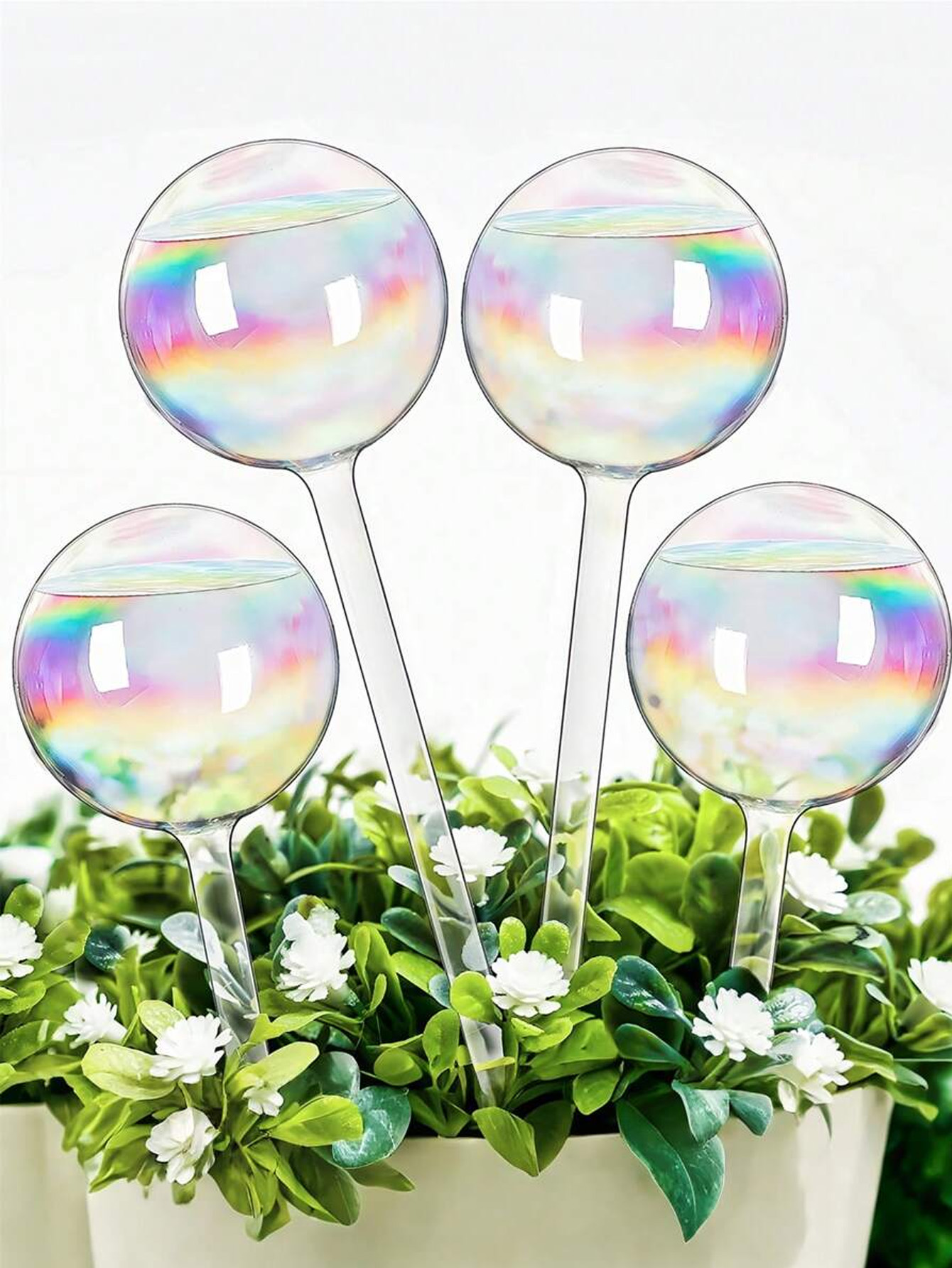 Smart Garden Sprinkler System - 1/2/4pcs Sprinkler Penyiraman Otomatis Gradasi Pelangi,