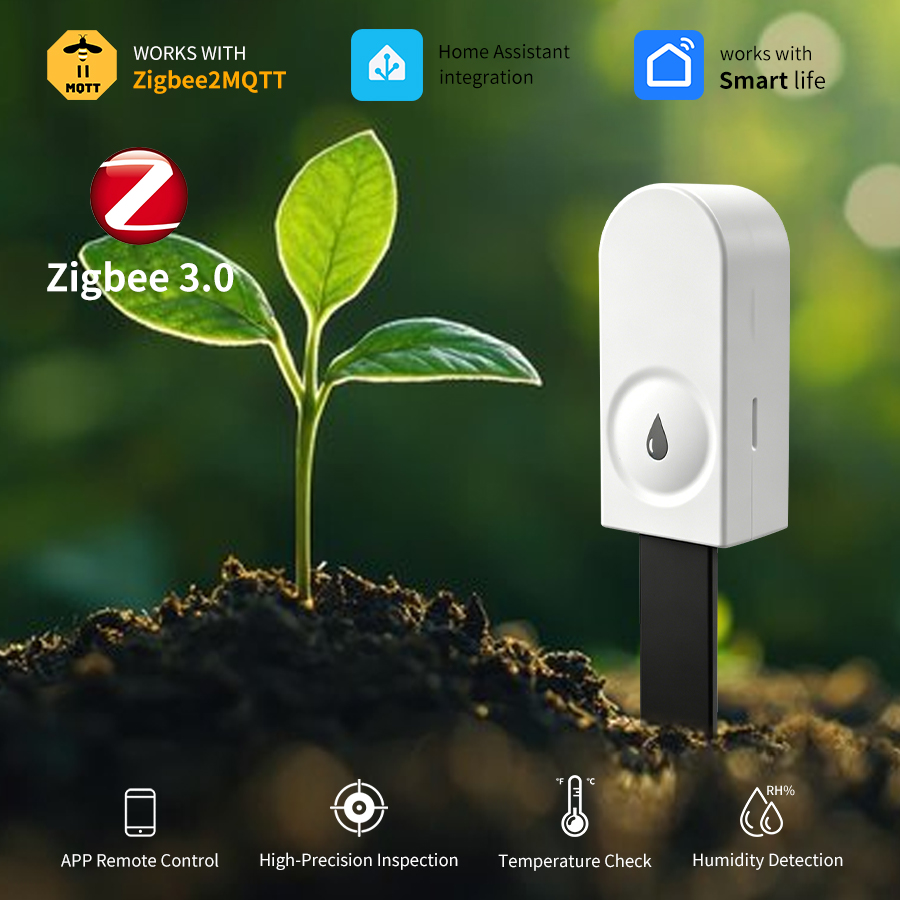 Smart Garden Products - Pengukur Kelembaban Tanah Smart Zigbee 3.0,