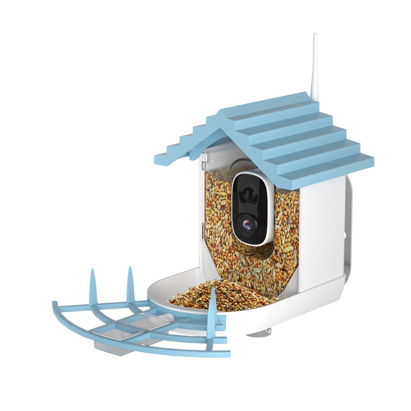 Smart Bird Feeder Camera - Pengumpan Burung Hutan Tenaga Surya Rendah
