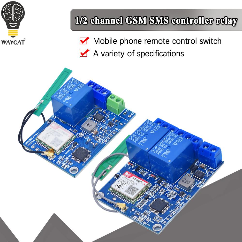 Smart Garden Greenhouse - Modul Relay 1/2 Saluran Sms Gsm