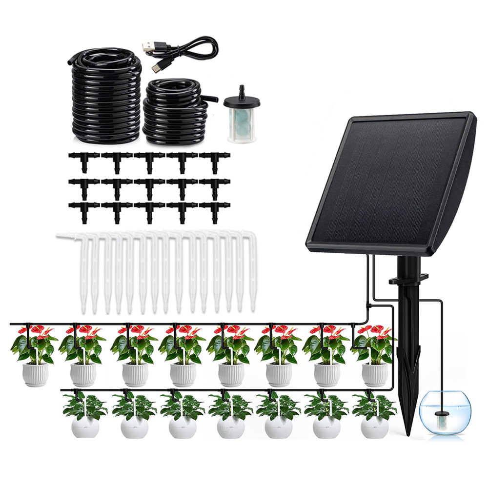 Smart Garden - Pompa Irigasi Tetes Otomatis Tenaga Surya