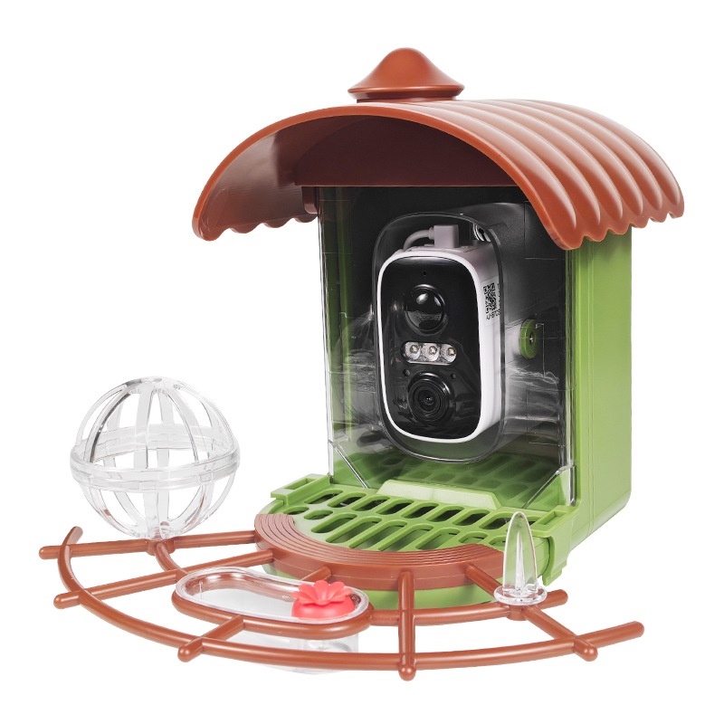 Smart Bird Feeder Camera - Pengumpan Burung Otomatis Bertenaga Surya dengan