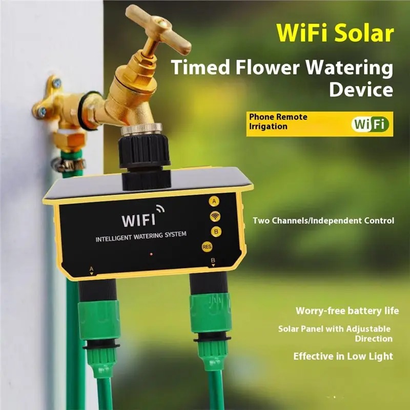 1/2 Outlet WIFI Solar Irrigati - Smart Garden Products ulasan dan harga