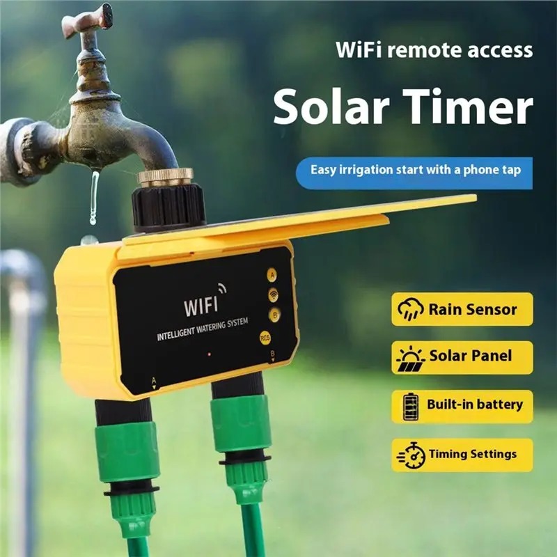 1/2 Outlet WIFI Solar Irrigati - Smart Garden Products ulasan dan harga
