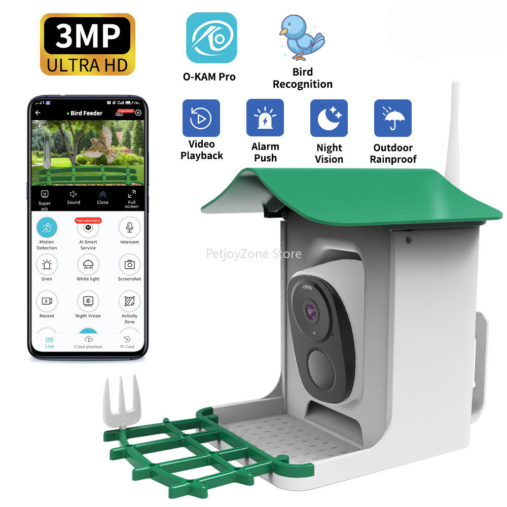 Kamera Pengumpan Burung Pintar - Smart Bird Feeder Camera ulasan dan harga