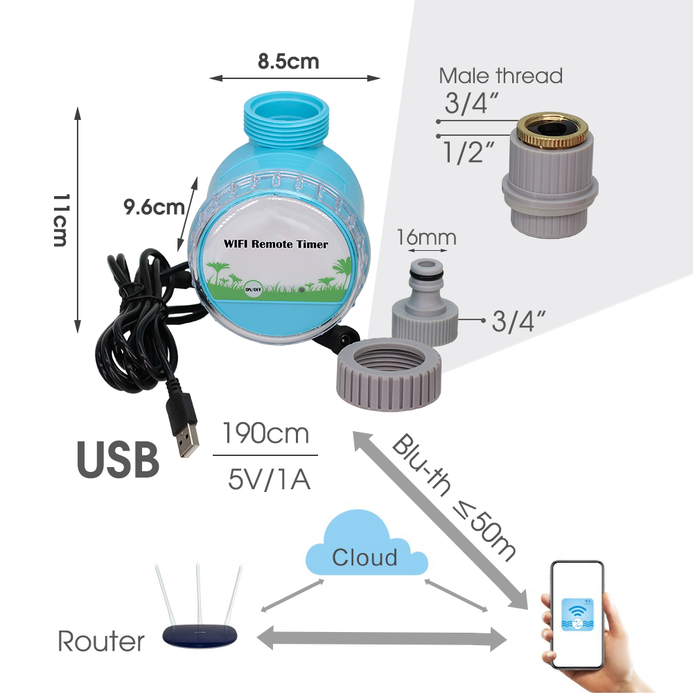 30-50m sistem penyiraman taman - Smart Garden Greenhouse ulasan dan harga