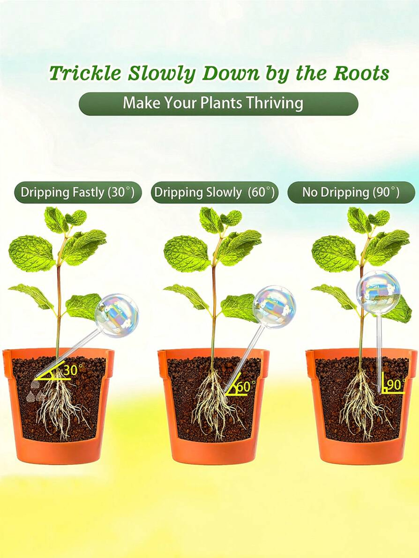 1/2/4pcs Sprinkler Penyiraman  - Smart Garden Sprinkler System ulasan dan harga