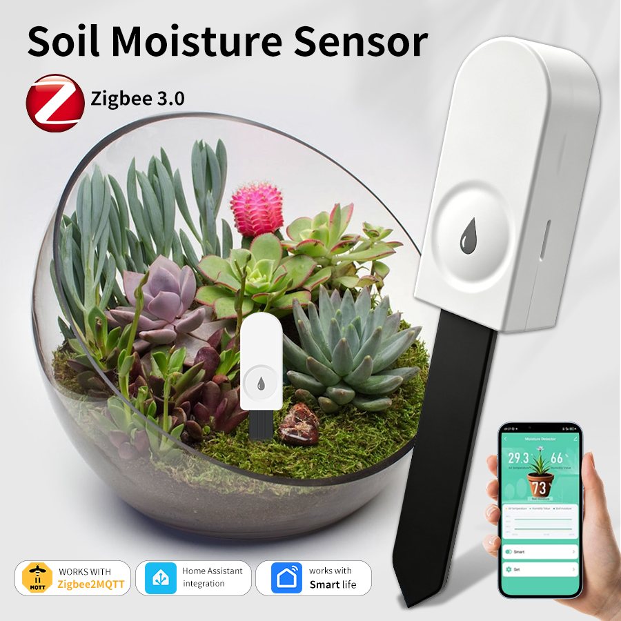 Sensor Kelembaban Tanah ZigBee - Smart Garden Products ulasan dan harga