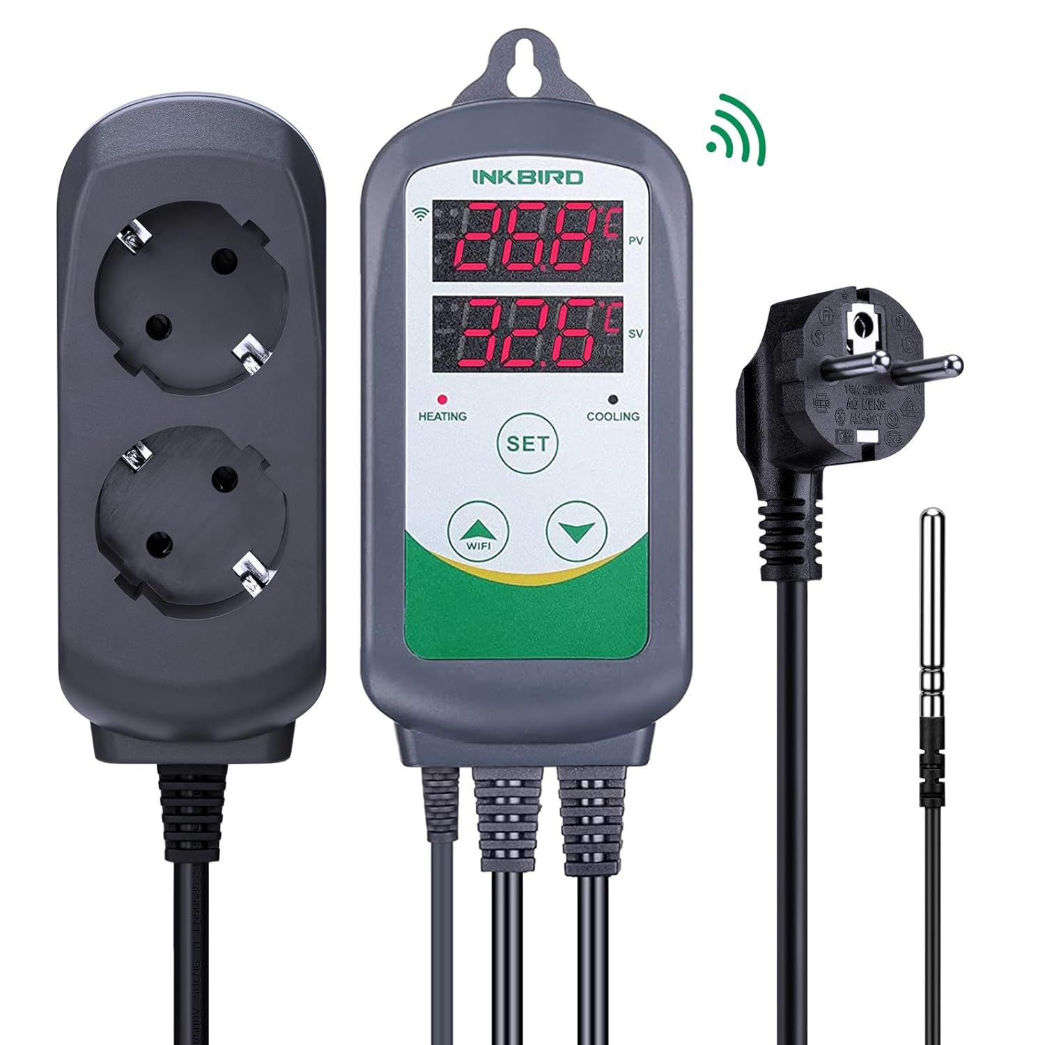 INKBIRD ITC-308-WiFi pengontro - Smart Garden Greenhouse ulasan dan harga
