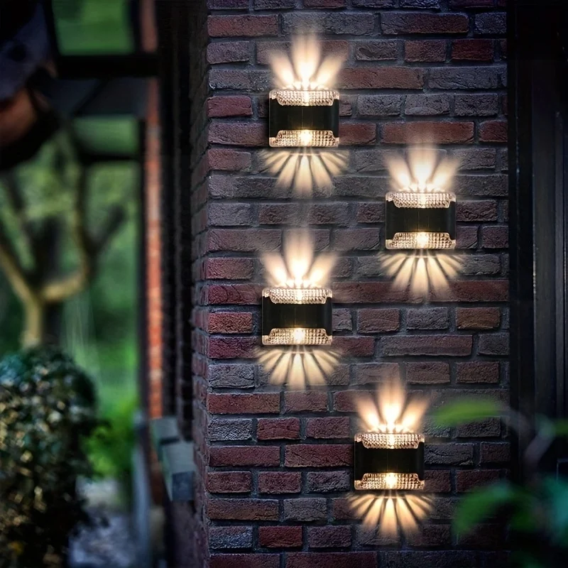 4pc Lampu Dinding Tenaga Surya - Smart Garden Led Lights ulasan dan harga