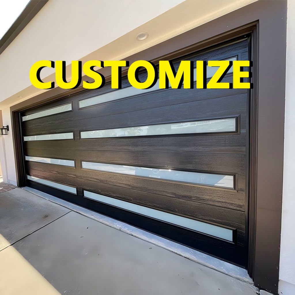 Pintu garasi aluminium pintar  - Smart Garden ulasan dan harga
