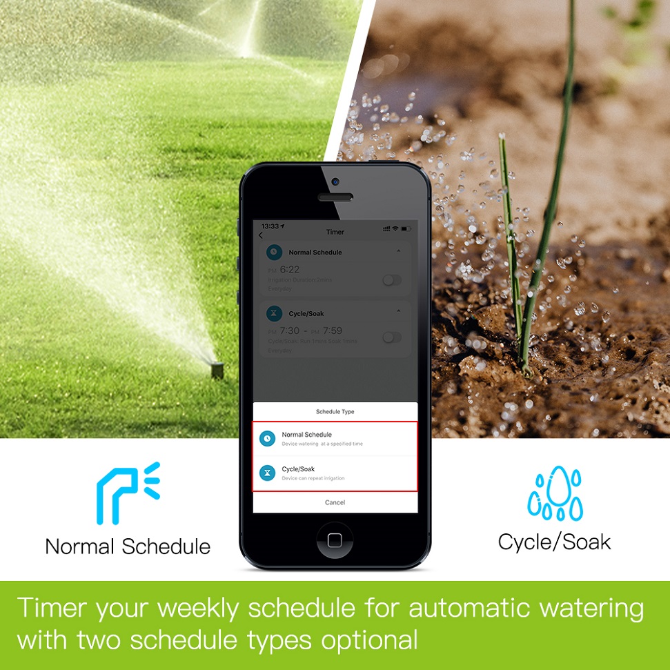 Katup BLuetooth, sistem penyir - Smart Garden At Home ulasan dan harga