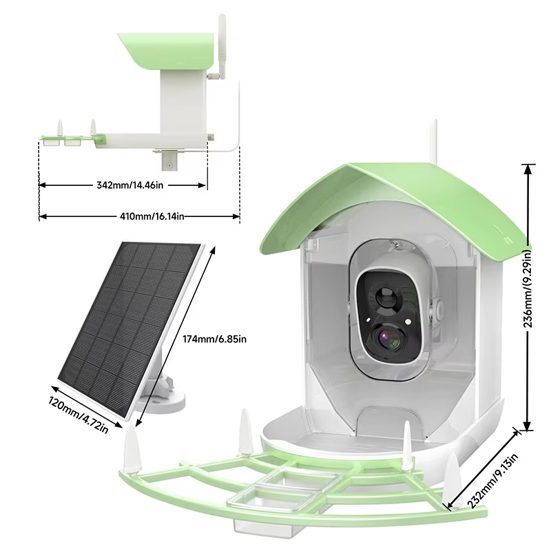 Kamera Pemakan Burung Tahan Ai - Smart Bird Feeder Camera ulasan dan harga