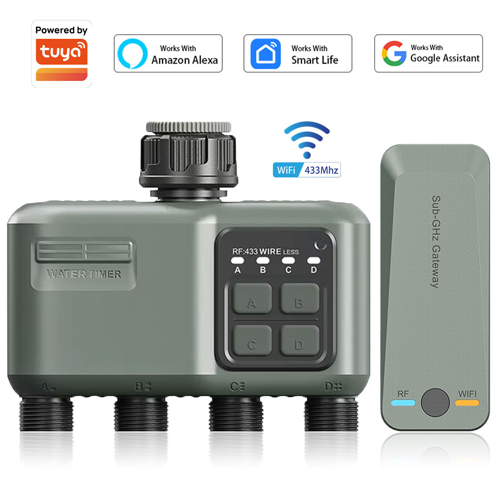 Timer Air Digital 4 Outlet unt - Smart Garden Sprinkler System ulasan dan harga