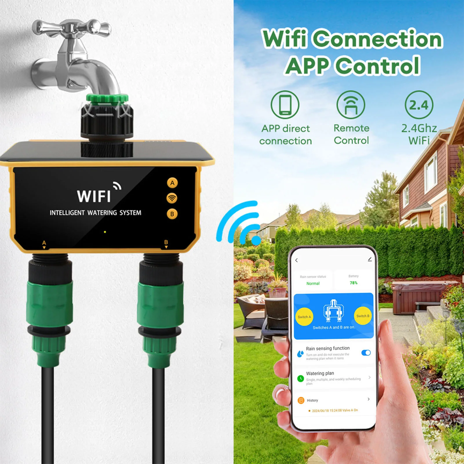 Timer Irigasi Cerdas WiFi Tena - Smart Garden Watering ulasan dan harga
