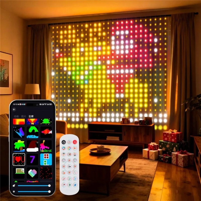Lampu Hias Gantung Tirai 400-8 - Smart Garden Led Lights ulasan dan harga