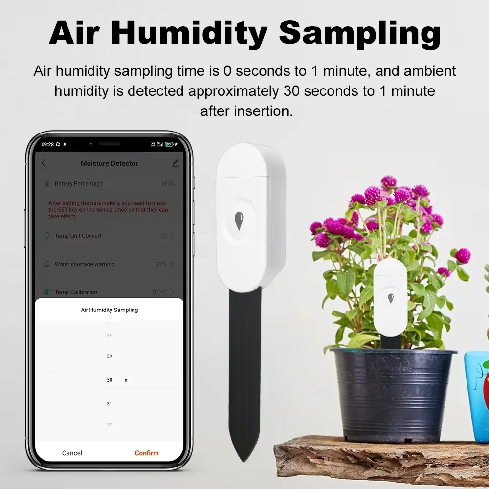 Detektor Kelembapan Suhu Zigbe - Smart Garden Products ulasan dan harga